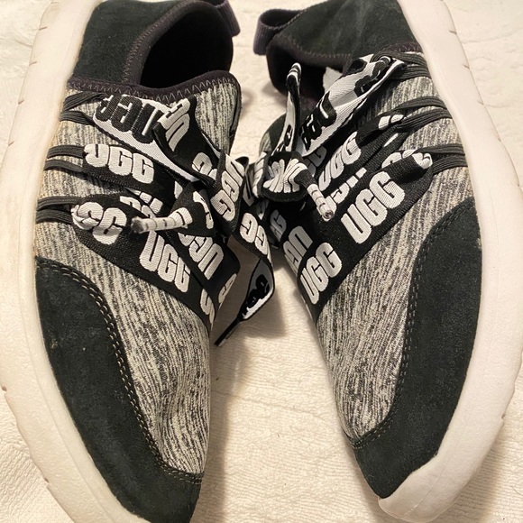 UGS SLIP ON SNEAKERS, Black/Gray - Picture 4 of 8